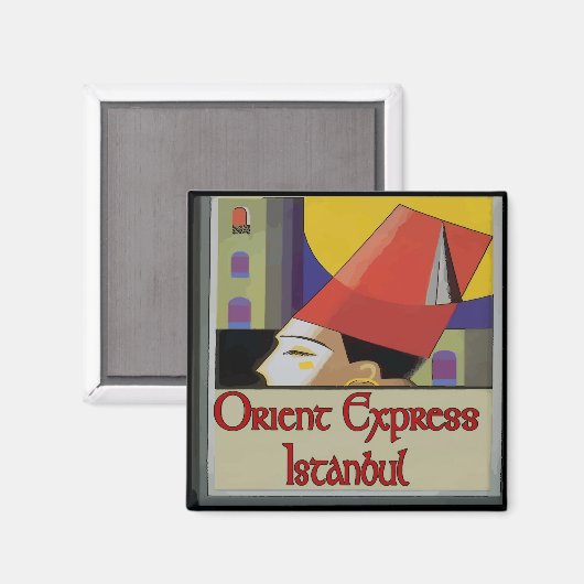 Aimant Orient Express Istanbul, (Recto/Verso)