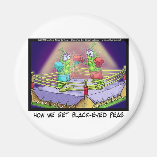 Aimant Origin Of Black Eye Peas Funny Boxing Tees/Gifts (Devant)