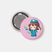 Aimant Original Chibi Nurse - Medical Power (Recto/Verso)