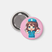 Aimant Original Chibi Nurse - Nursing Life (Recto/Verso)