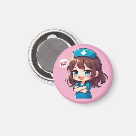 Aimant Original Chibi Nurse - Sassy Nursing Life (Recto/Verso)