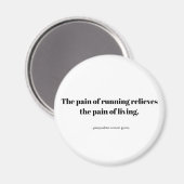 Aimant Original quote for runners. (Recto/Verso)