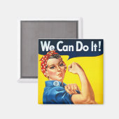 Aimant Original Rosie Le Riveter (Recto/Verso)