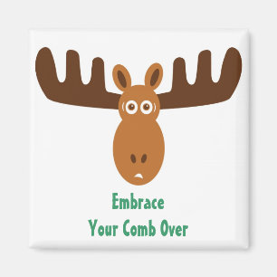 Aimant Orignaux Head_Embrace votre peigne plus de