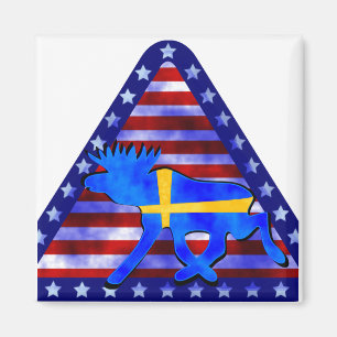 Aimant Orignaux Suédois-Américains