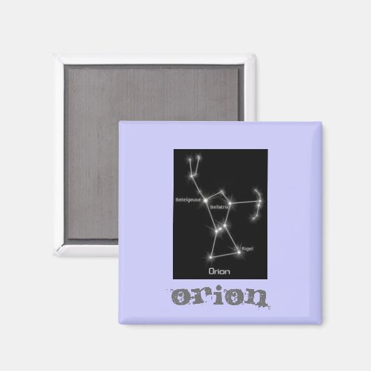 Aimant Orion de constellation (Recto/Verso)