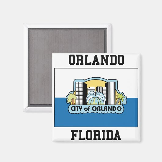 Aimant Orlando Floride (Recto/Verso)