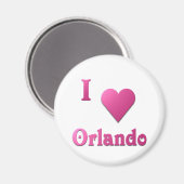 Aimant Orlando — Rose chaud (Recto/Verso)