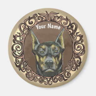 Aimant Ornate Doberman