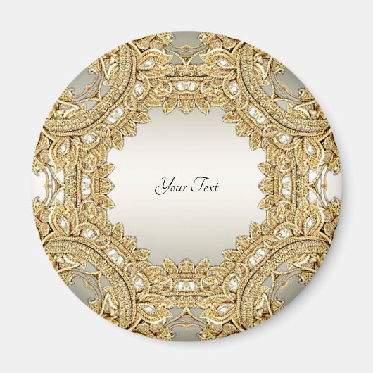 Aimant Orné Doré (Devant)