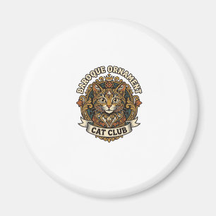 Aimant Ornement baroque Chat Cadeau amateur de chat - Orn