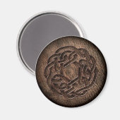 Aimant Ornement céleste en cuir (Recto/Verso)