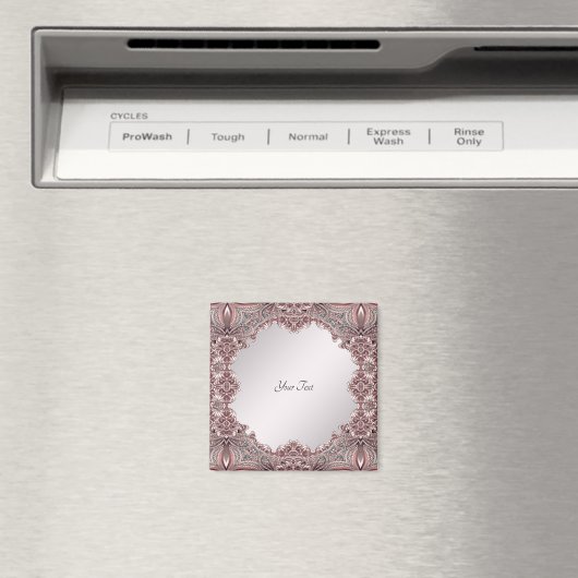 Aimant ornemental rose (In Situ (Lave-vaisselle))