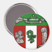 Aimant Ornements Vintage (Recto/Verso)