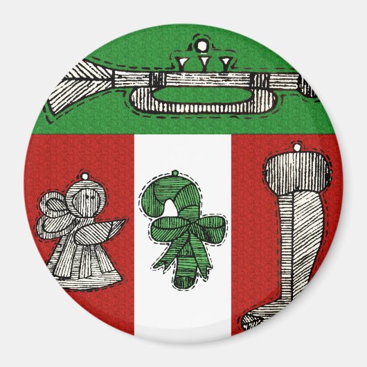 Aimant Ornements Vintage (Devant)