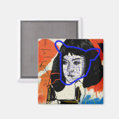 Aimant Orphelin noir | Clone MK Abstrait - Project Leda (Recto/Verso)