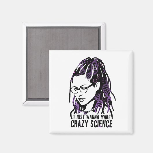 Aimant Orphelin noir | Cosima - La science folle (Recto/Verso)