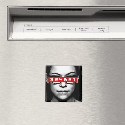 Aimant Orphelin noir | Cosima - Numéro de balise (In Situ (Lave-vaisselle))