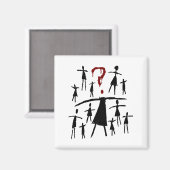 Aimant Orphelin noir | Helena - Croquis sur le clone (Recto/Verso)