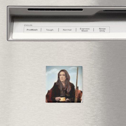 Aimant Orphelin noir | Mme S - Feministe Cool (In Situ (Lave-vaisselle))