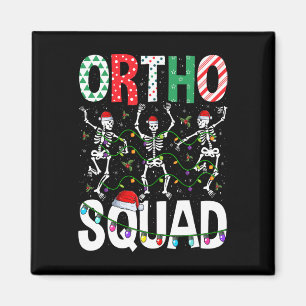 Aimant Ortho Squad Christmas Skeleton Orthopédique Nurse 