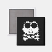 Aimant Os croix de grenouille - Coupe (Recto/Verso)