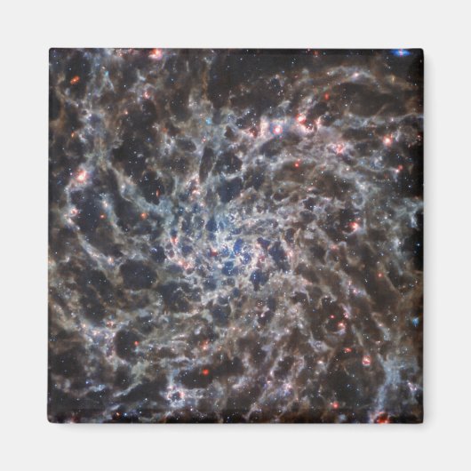 Aimant Os de Galaxy IC5332 de JWST (Devant)