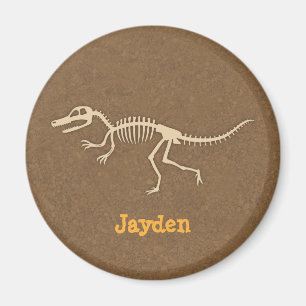 Aimant Os de Vélociraptor Dinosaure Cool Pour Garçons