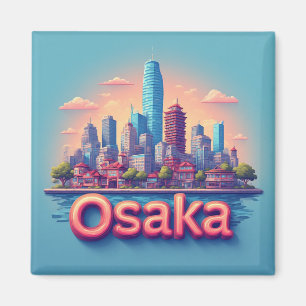 Aimant Osaka Japon Voyage Souvenir 🗺️