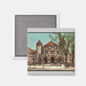 Aimant Osborn Hall, Yale College rare Photochrom (Recto/Verso)