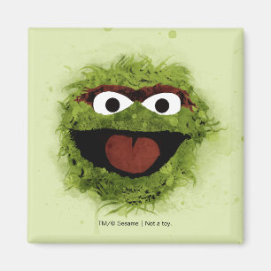Aimant Oscar le Grognon Tendance aquarelle