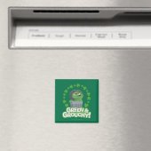 Aimant Oscar | Vert et Grognon ! (In Situ (Lave-vaisselle))