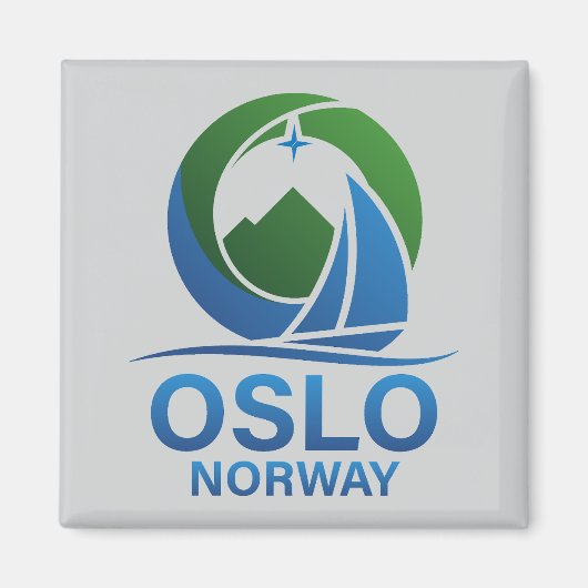 Aimant Oslo Norvège Europe (Devant)