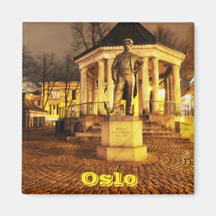 Aimant Oslo, Norvège la nuit