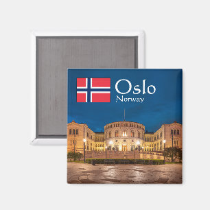Aimant Oslo Norvège Souvenir
