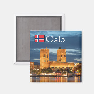 Aimant Oslo Norvège Souvenir
