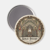 Aimant Ossuaire de Sedlec République tchèque (Recto/Verso)