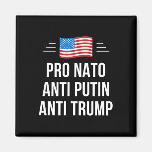 Aimant OTAN - Anti Poutine - Anti Trump -
