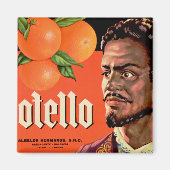 Aimant Otello Orange Étiquette (Devant)