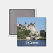 Aimant Ottawa, Canada, Canal Rideau (Recto/Verso)