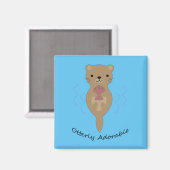 Aimant Otter adorable (Recto/Verso)