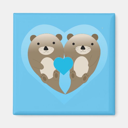 Aimant Otter Love (Devant)