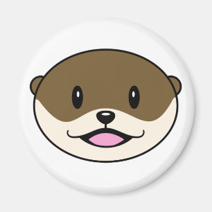 Aimant Otter souriant mignon