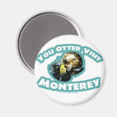 Aimant Otter visite Monterey (Recto/Verso)