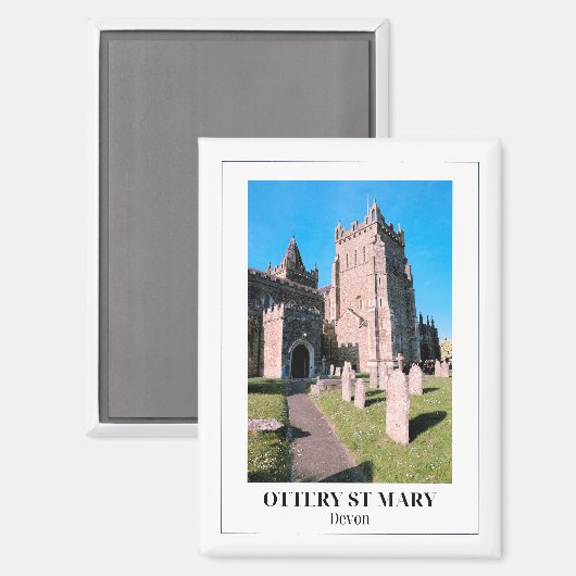 Aimant Ottery St Mary, Devon, Angleterre (Recto/Verso)