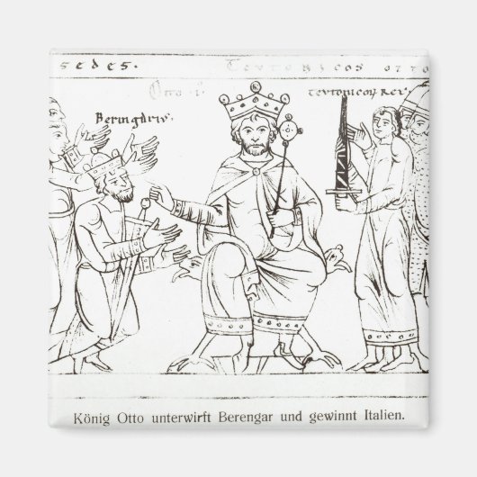 Aimant Otto I Soumission à Berenger II (Devant)