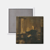 Aimant Otto von Bismarck dans son étude (Recto/Verso)
