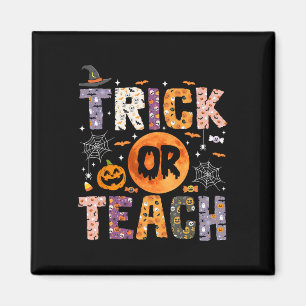 Aimant Ou Enseigner Funny Enseignants Halloween Ghost