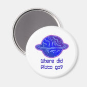 Aimant Où Est Allé Pluton ? (Recto/Verso)