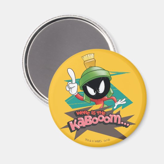 Aimant "Où est le Kabooom" Points MARVIN MARTIAN™ (Recto/Verso)
